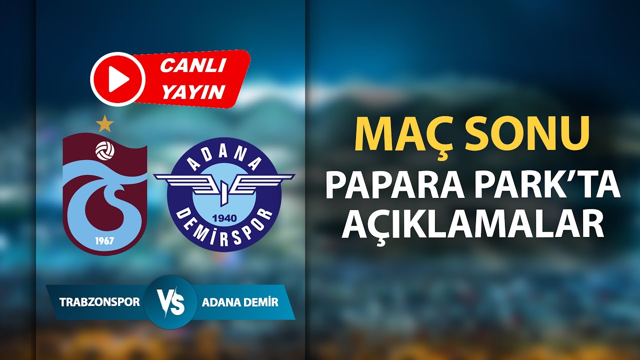 Trabzonspor – Adana Demirspor maçı sonrası flaş açıklamalar