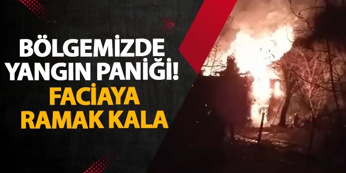 Ordu’da yangın paniği! Faciaya ramak kala | Trabzon Haber