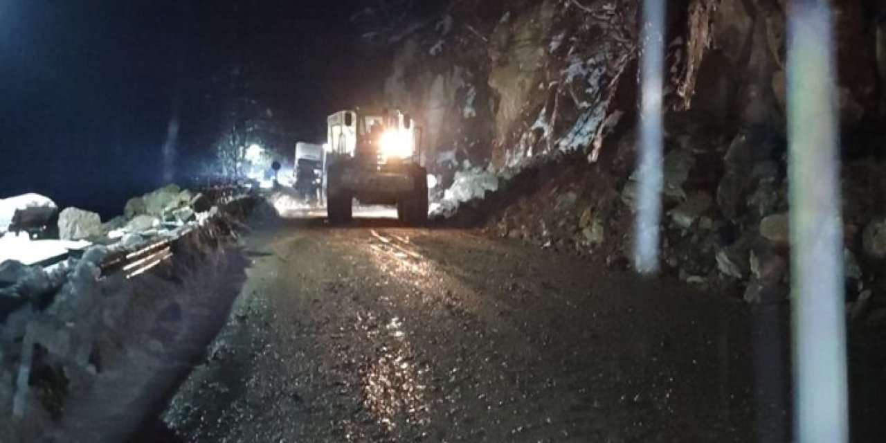 Giresun’da kar sonrası kapanan yollar açıldı | Trabzon Haber