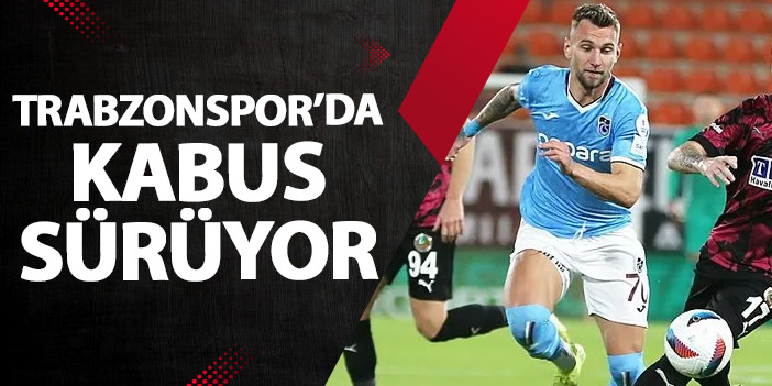 Trabzonspor’un deplasman kabusu sürüyor | Trabzon Haber