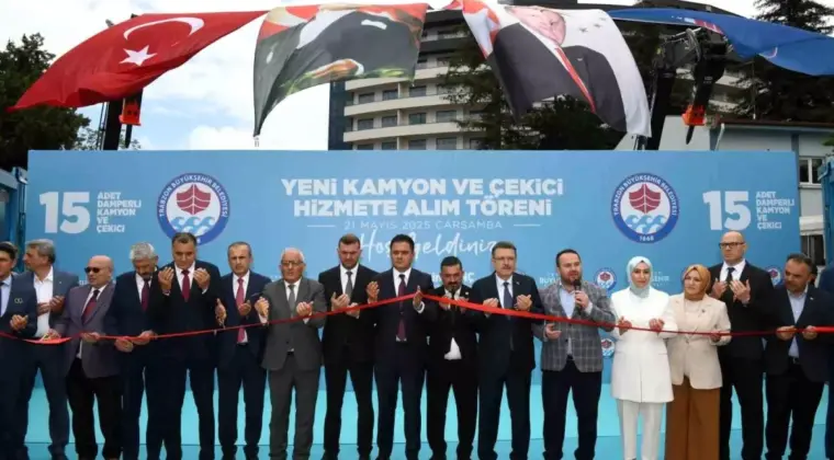 Trabzon Büyükşehir Belediyesi Araç Filosu Güçleniyor